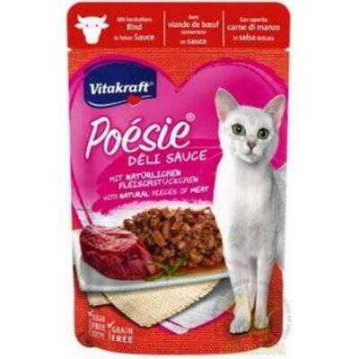 VITAKRAFT Cat Poésie Déli Sauce s hovädzím mäsom 85 g