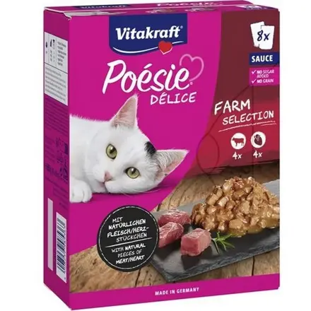 Vitakraft Poesie kapsičky multipack Farm selection v šťave 8 x 85 g