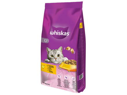 WHISKAS granule -  kuracie, pečeň 