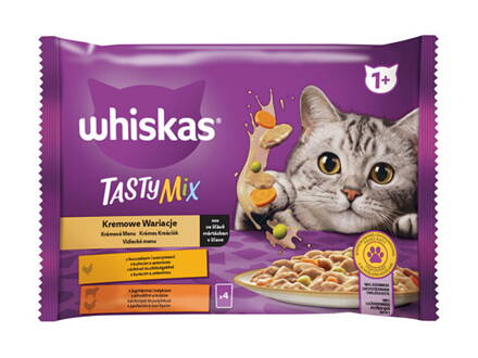 WHISKAS kapsička TastyMix Creamy Creations v šťave 4x85g