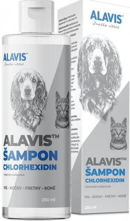 ALAVIS Šampón chlorhexidin 250 ml