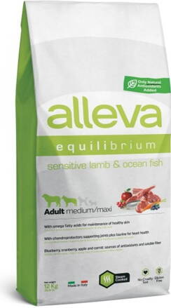 Alleva SP EQUILIBRIUM dog adult sensitive medium & maxi lamb & ocean fish 