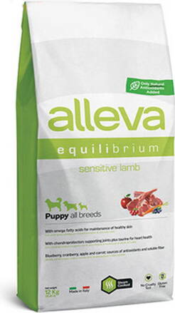 Alleva SP EQUILIBRIUM dog puppy sensitive all breeds lamb 