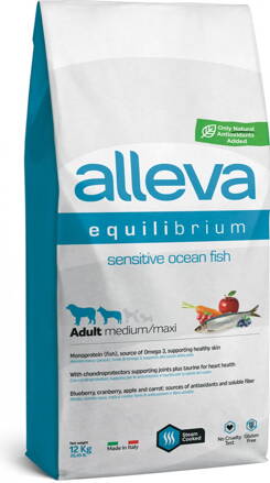 Alleva SP EQUILIBRIUM dog adult sensitive medium & maxi ocean fish 