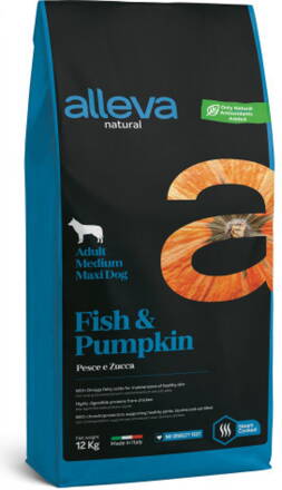 Alleva NATURAL dog adult medium & maxi fish & pumpkin 