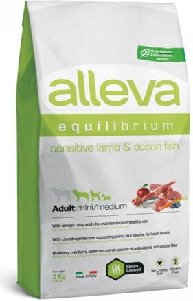 Alleva SP EQUILIBRIUM dog adult sensitive mini & medium lamb & ocean fish