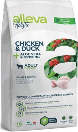 Alleva HOLISTIC dog adult maxi chicken & duck 