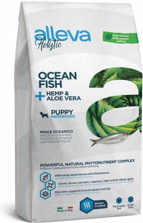 Alleva HOLISTIC dog puppy & junior medium fish