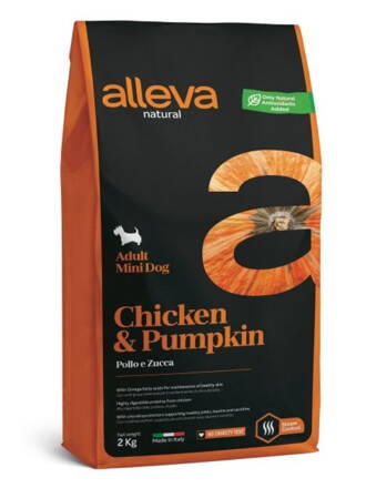 Alleva NATURAL dog adult mini chicken & pumpkin