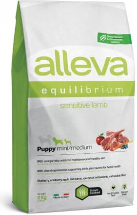 Alleva SP EQUILIBRIUM dog puppy sensitive mini & medium lamb