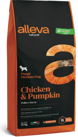 Alleva NATURAL dog puppy medium chicken & pumpkin
