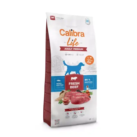 Calibra Dog Life Adult Medium Fresh Beef 