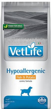 Farmina Vet Life dog hypoallergenic, fish & potato 