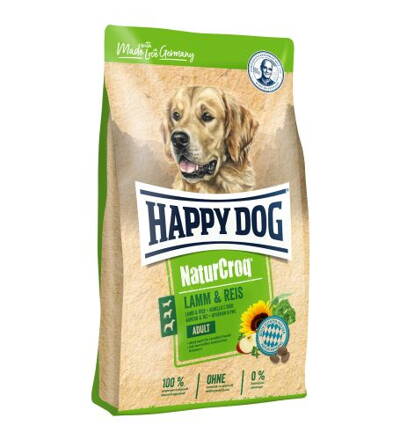 Happy Dog PREMIUM - NaturCroq - jahňacina a ryža
