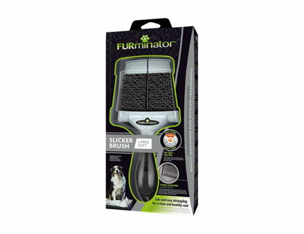 FURMINATOR kefa Dog/Cat Slicker Brush L jemná