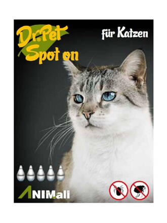 Dr.Pet spot-on pipety pre mačky 5 x 1 ml 