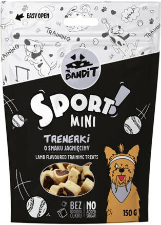 Pamlsok Mr. Bandit sport mini lamb flavor training treats 150g