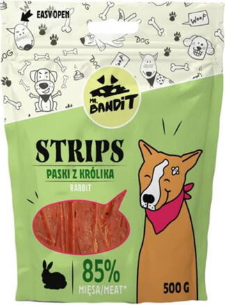 Pamlsok Mr. Bandit rabbit strips 