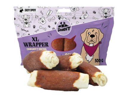 Pamlsok Mr. Bandit wrapper XL duck sticks 500g