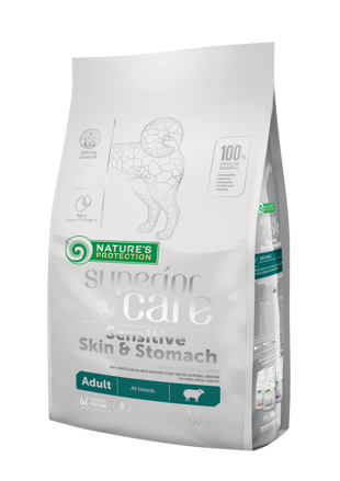 Natures P Superior care dog GF adult Sensitive skin&stomach lamb small breeds 