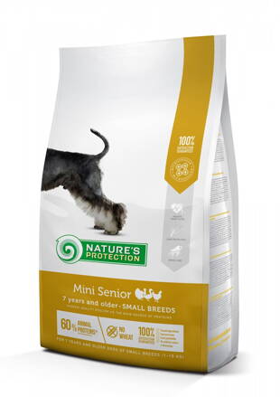 Natures P dog senior mini poultry 7+