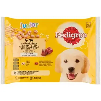 Pedigree Junior kapsičky v želé 4 x 100 g