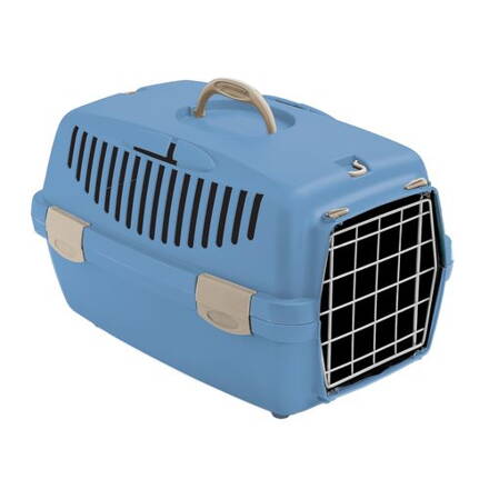 STEFANPLAST Gulliver 1 prepravka modrá s kovovými dvierkami 48 x 32 x 31 cm