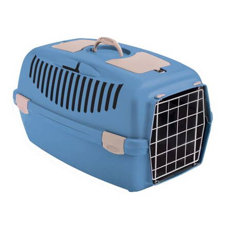 STEFANPLAST Gulliver 3 prepravka modrá s kovovými dvierkami 61 x 40 x 38 cm