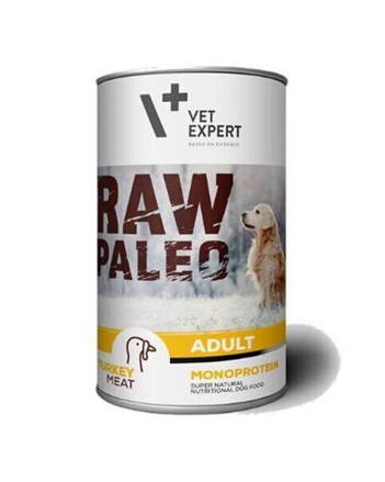 VetExpert Raw Paleo adult turkey konzerva 800 g